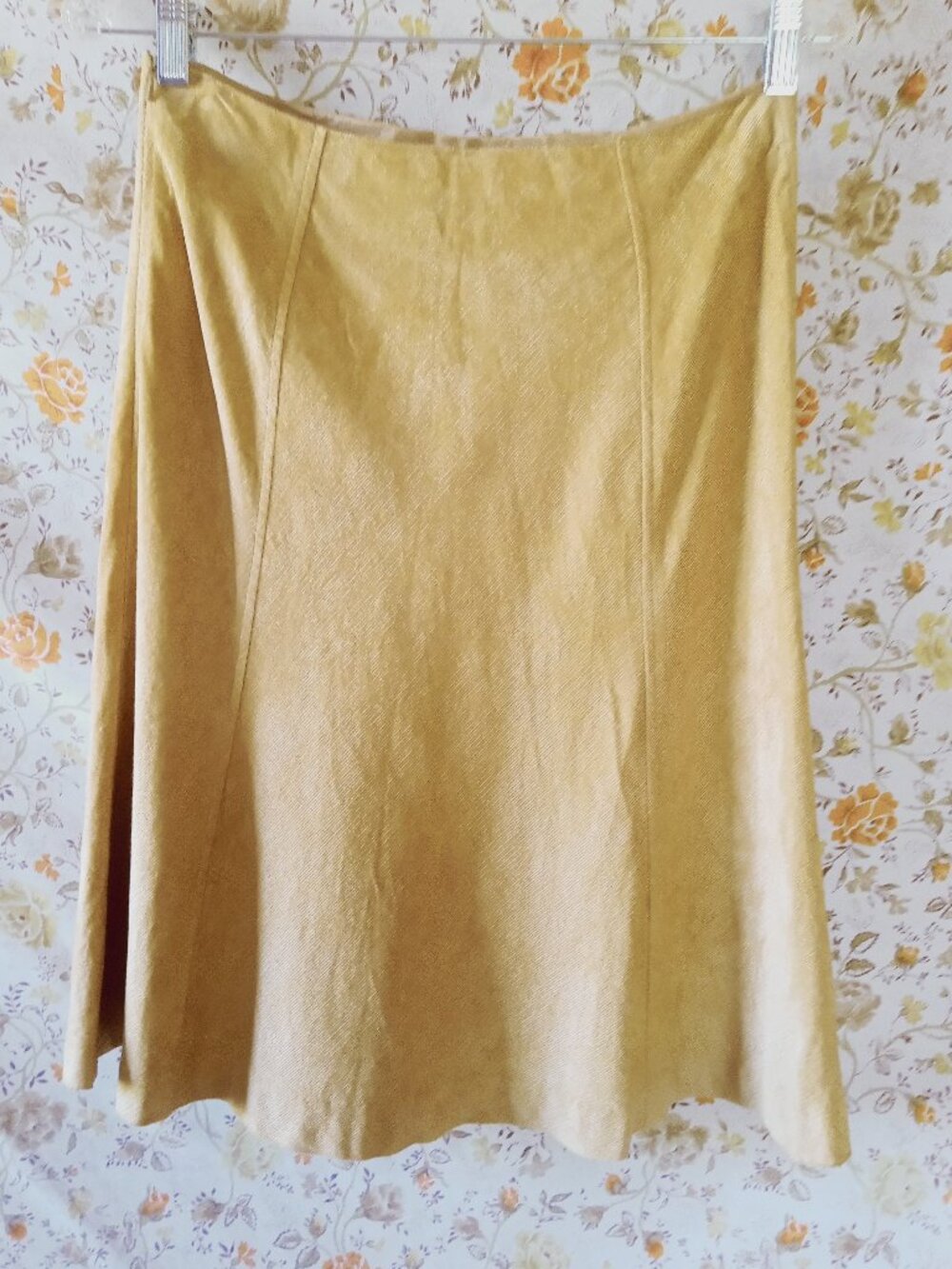 Y2K Golden Banana Republic Corduroy Skirt Small